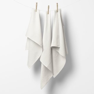 Mušelínová plienka/dečka Nature MSN-082 Krémovo biela - ZVÝHODNENÁ SADA 3 KS - detail 1 - Biante.sk