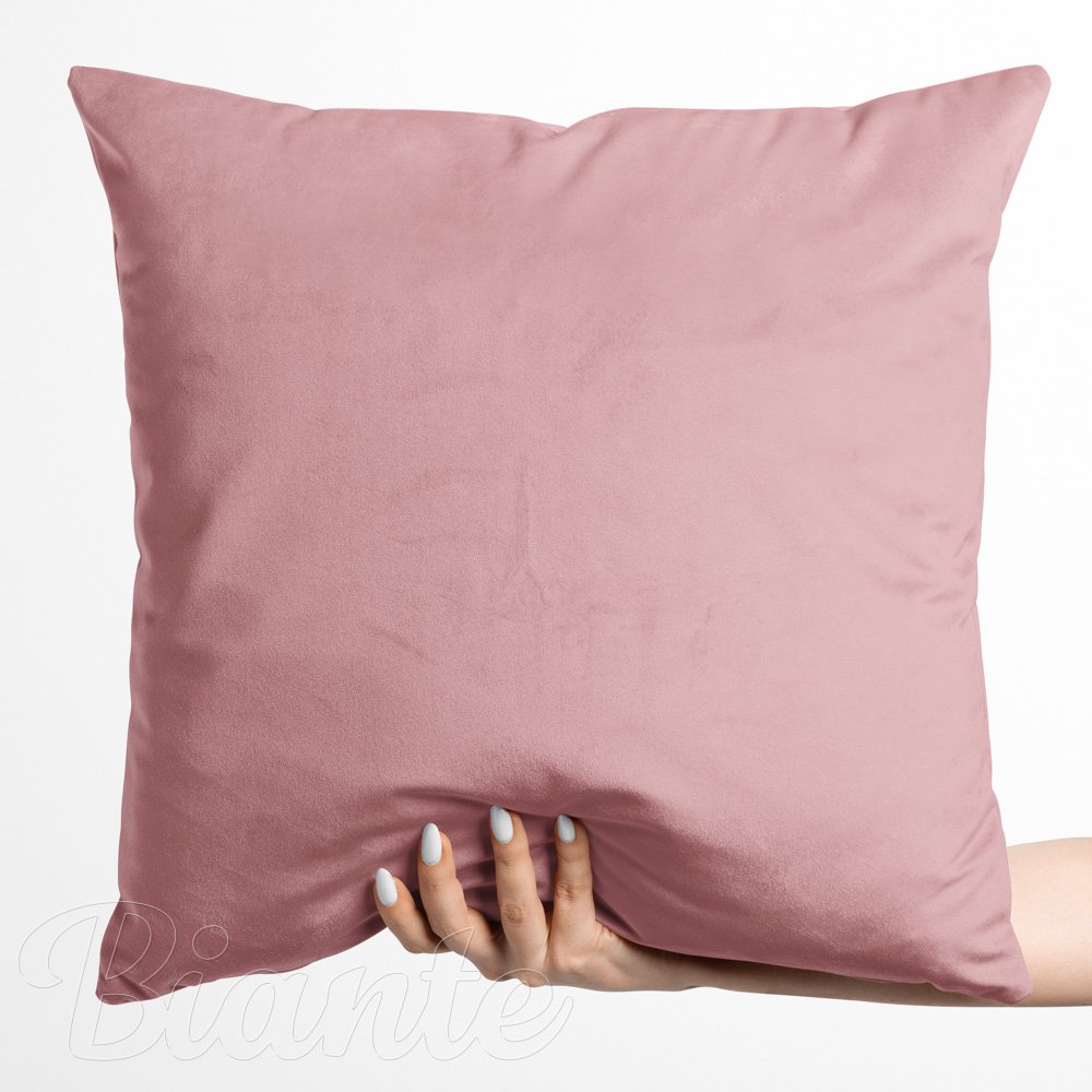 Sametový povlak na polštář Velvet Premium SVP-033 Starorůžový - Biante.cz Sametový povlak na polštář Velvet Premium SVP-033 Starorůžový - Biante.cz