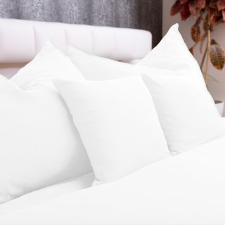 Mušelínové ložní povlečení Nature MSN-079 Snehově bílé - detail 1 - Biante.cz