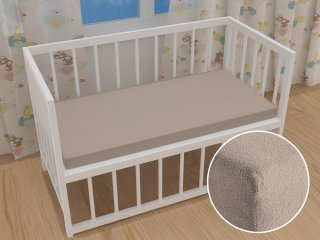 Dětské froté napínací prostěradlo do postýlky FR-027 Šedohnědé - Biante.cz Dětské froté napínací prostěradlo do postýlky FR-027 Šedohnědé - Biante.cz