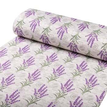 Dekorační látka PML-033 Provence levandule - šířka 150 cm