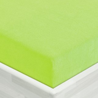 Froté napínací prostěradlo FR-019 Zářivě zelené - Biante.cz
