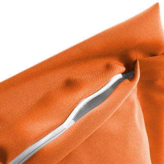 Dekorační povlak na polštář s lemem Rongo RG-035 Oranžový - detail 1 - Biante.cz Dekorační povlak na polštář s lemem Rongo RG-035 Oranžový - detail 1 - Biante.cz