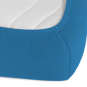 Jersey napínacie prestieradlo JR-016 Modré - detail 1 - Biante.sk
