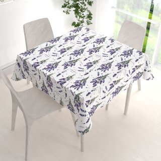 Dekorační čtvercový ubrus PML-084 Lavender - detail 1 - Biante.cz Dekorační čtvercový ubrus PML-084 Lavender - detail 1 - Biante.cz