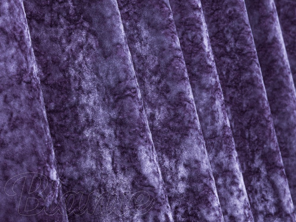 Dekorační sametový závěs Diana DI-006 Tmavě fialový - detail 1 - Biante.cz Dekorační sametový závěs Diana DI-006 Tmavě fialový - detail 1 - Biante.cz