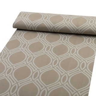 Bavlněná látka/plátno Sandra SA-665 Hnědo-šedý retro vzor - šířka 160 cm - detail 1 - Biante.cz Bavlněná látka/plátno Sandra SA-665 Hnědo-šedý retro vzor - šířka 160 cm - detail 1 - Biante.cz