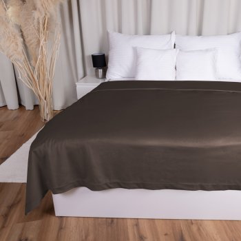 Sametový přehoz na postel Velvet Premium SVP-016 Tmavě hnědý - Biante.cz Sametový přehoz na postel Velvet Premium SVP-016 Tmavě hnědý - Biante.cz