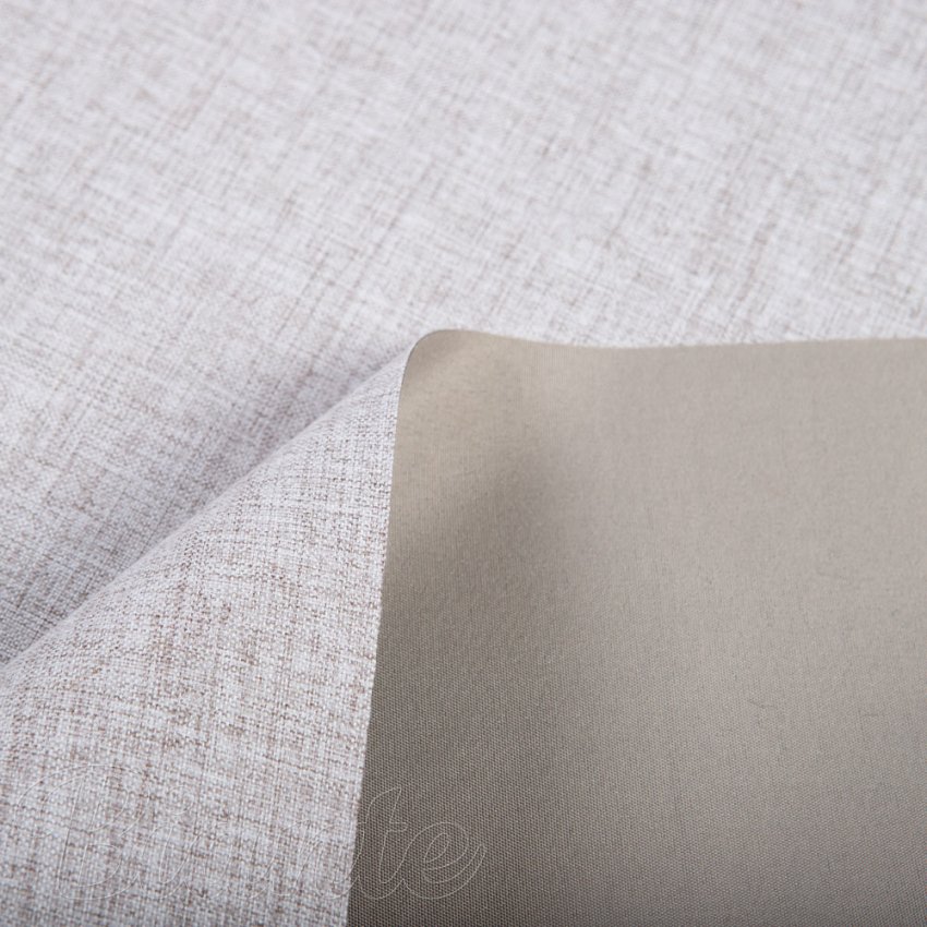 100% zatemňovacia látka Blackout BKW-206 Svetlo sivobéžová žíhaná - šírka 140 cm - detail 5 - Biante.sk
