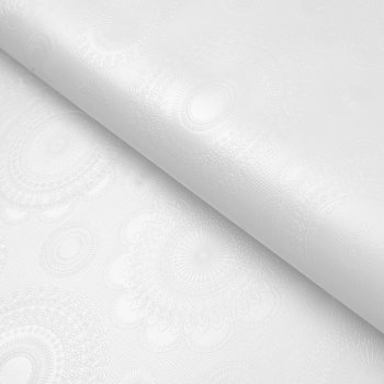 PVC obrus Vyrazené mandaly na krémovo bielom PV-201 - metráž š. 140 cm - Biante.sk PVC obrus Vyrazené mandaly na krémovo bielom PV-201 - metráž š. 140 cm - Biante.sk