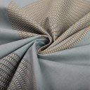 Sametová látka Tamara TMR-058 Designové kruhy na modrošedém - šířka 150 cm - detail 3 - Biante.cz