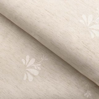 Teflonová látka na ubrusy TF-076 Květinový ornament na režném - šířka 160 cm - Biante.cz