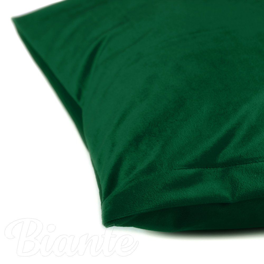 Sametový povlak na polštář Velvet Premium SVP-032 Zelený - detail 2 - Biante.cz