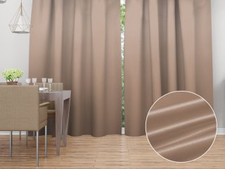 Saténový závěs LUX-064 Béžovohnědý - Biante.cz Saténový závěs LUX-064 Béžovohnědý - Biante.cz