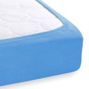 Froté napínací prostěradlo na extra vysokou matraci FR-015 Světle modré - detail 1 - Biante.cz