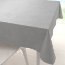 Velký sametový čtvercový ubrus Velvet Premium SVP-039 Šedý - Biante.cz