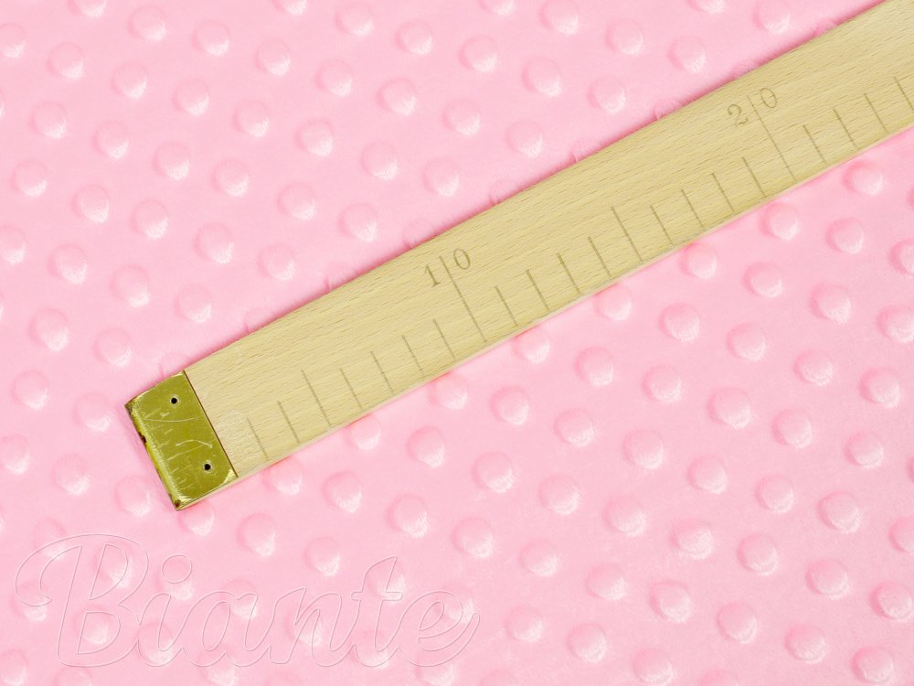 Dětská látka Minky 3D puntíky MKP-035 Světle růžová - šířka 150 cm - detail 5 - Biante.cz Dětská látka Minky 3D puntíky MKP-035 Světle růžová - šířka 150 cm - detail 5 - Biante.cz