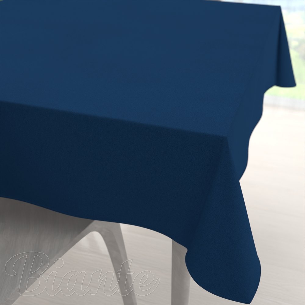 Dekorační čtvercový ubrus BKU-117 Námořnický modrý - Biante.cz