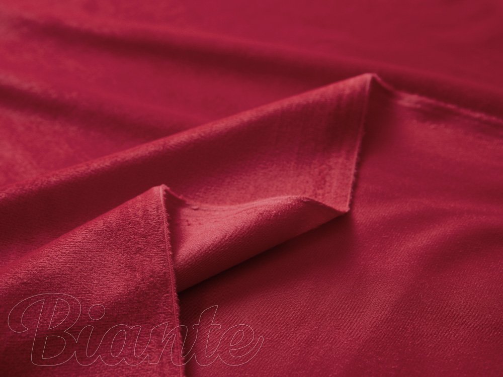Sametová látka Velvet Premium SVP-007 Malinově červená - šířka 145 cm a 280 cm - detail 5 - Biante.cz Sametová látka Velvet Premium SVP-007 Malinově červená - šířka 145 cm a 280 cm - detail 5 - Biante.cz