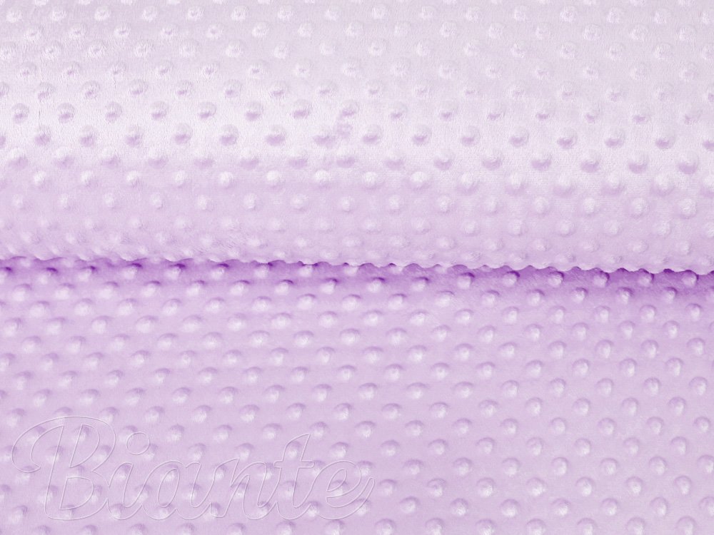 Dětská látka Minky 3D puntíky MKP-002 Fialová lila - šířka 150 cm - detail 4 - Biante.cz Dětská látka Minky 3D puntíky MKP-002 Fialová lila - šířka 150 cm - detail 4 - Biante.cz