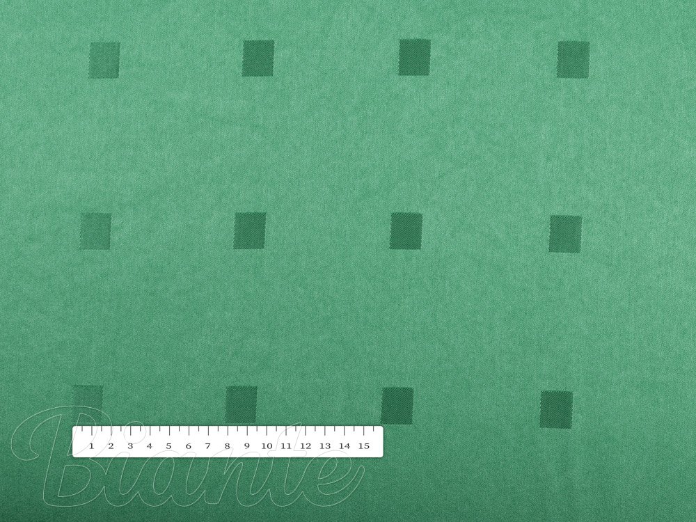 Dekorační látka PM-022 Čtverečky na zeleném - šířka 150 cm - detail 3 - Biante.cz Dekorační látka PM-022 Čtverečky na zeleném - šířka 150 cm - detail 3 - Biante.cz