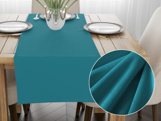 Zamatový behúň na stôl Velvet Prémium SVP-035 Tyrkysovo modrý - Biante.sk Zamatový behúň na stôl Velvet Prémium SVP-035 Tyrkysovo modrý - Biante.sk