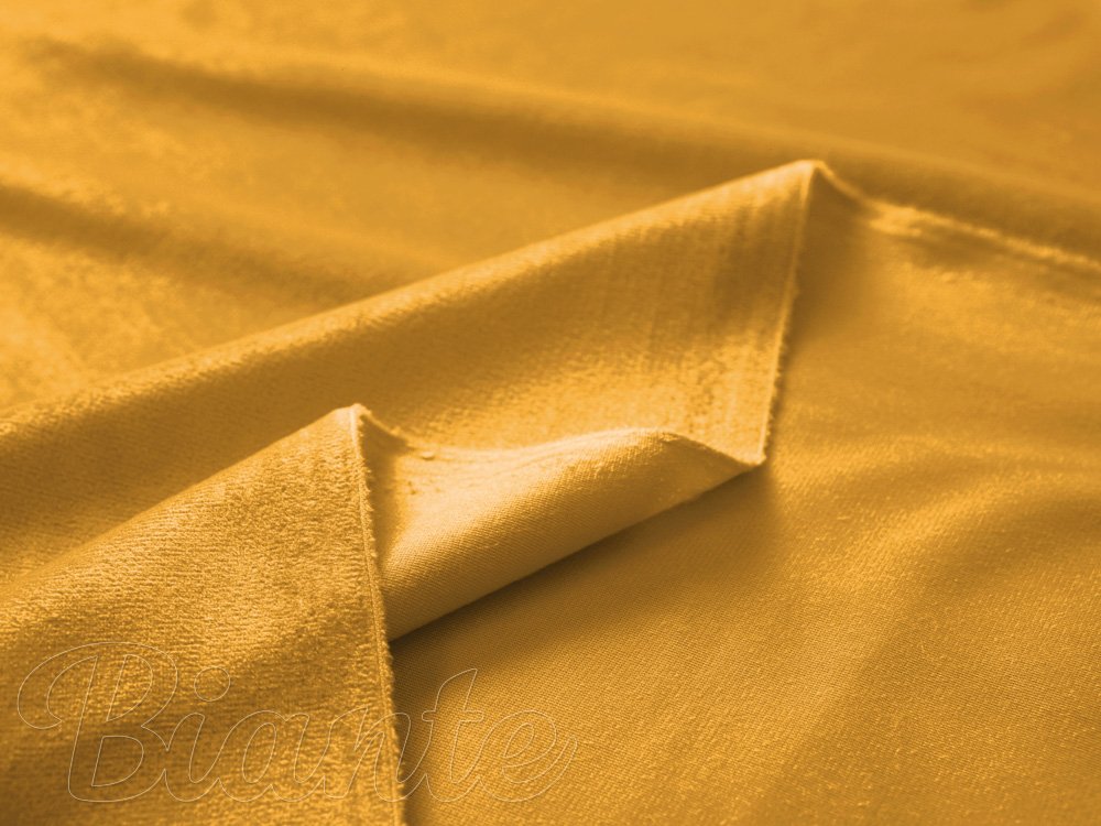 Sametová látka Velvet Premium SVP-037 Zlatavě oranžová - šířka 280 cm - detail 5 - Biante.cz Sametová látka Velvet Premium SVP-037 Zlatavě oranžová - šířka 280 cm - detail 5 - Biante.cz