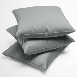 Zamatová obliečka na vankúš Velvet Prémium SVP-046 Svetlo sivá - detail 1 - Biante.sk