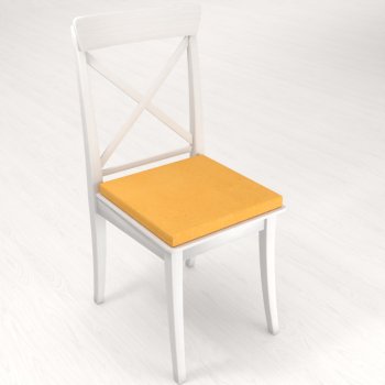 Čtvercový podsedák BKW-211 Hořčicový žíhaný - 38x38x3 cm - detail 1 - Biante.cz Čtvercový podsedák BKW-211 Hořčicový žíhaný - 38x38x3 cm - detail 1 - Biante.cz