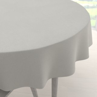 Dekorační kulatý ubrus BKU-101 Světle šedý - Biante.cz Dekorační kulatý ubrus BKU-101 Světle šedý - Biante.cz