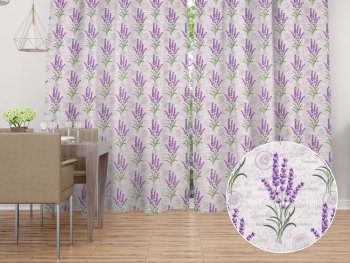 Dekorační závěs na míru PM-033 Provence levandule - Biante.cz