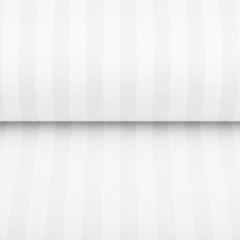 Damašek Atlas Gradl bílý - proužky 2 cm DM-006 - metráž šířka 150 cm