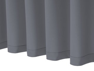 Dekorační závěs na míru Rongo RG-017 Tmavě šedý - detail 1 - Biante.cz Dekorační závěs na míru Rongo RG-017 Tmavě šedý - detail 1 - Biante.cz