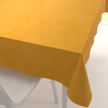 Velký sametový obdélníkový ubrus Velvet Premium SVP-037 Zlatavě oranžový - Biante.cz