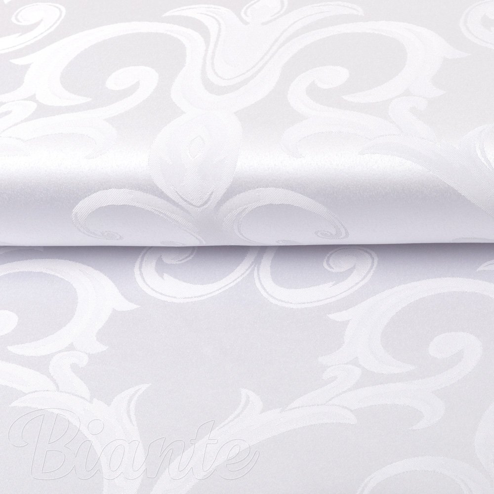 Dekorační látka Monako PM-125 Velký zámecký vzor bílý - šířka 320 cm - detail 6 - Biante.cz