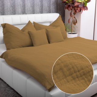 Mušelínové posteľné obliečky Nature MSN-063 Okrovo hnedé - Biante.sk Mušelínové posteľné obliečky Nature MSN-063 Okrovo hnedé - Biante.sk