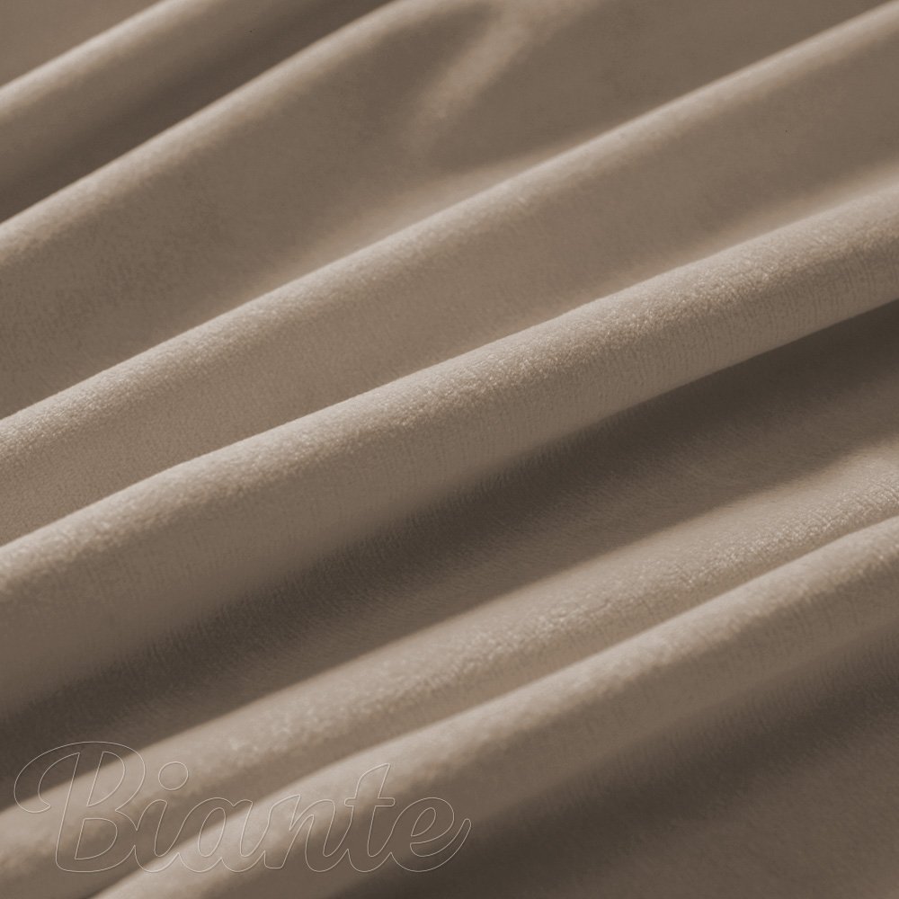 Sametová látka Velvet Premium SVP-042 Béžovohnědá - šířka 280 cm - detail 4 - Biante.cz