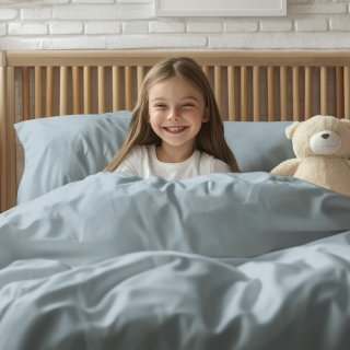 Detské bavlnené posteľné obliečky do postieľky Moni MO-053 Svetlo sivomodré - detail 1 - Biante.sk Detské bavlnené posteľné obliečky do postieľky Moni MO-053 Svetlo sivomodré - detail 1 - Biante.sk