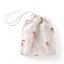 Bavlněný pytlík/sáček na přezůvky Sandra SA-684 Růžové víly na bílém - Biante.cz