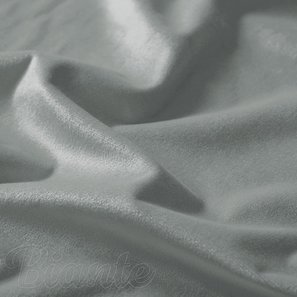 Sametová látka Velvet Premium SVP-046 Světle šedá - šířka 145 cm - detail 3 - Biante.cz