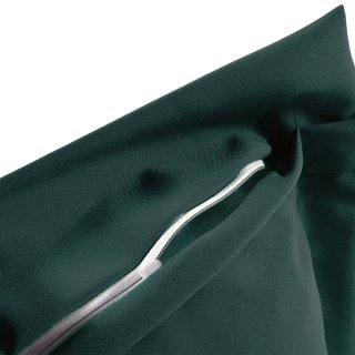 Dekorační povlak na polštář s lemem Rongo RG-099 Tmavý lahvově zelený - detail 1 - Biante.cz
