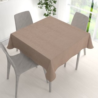 Štvorcový obrus/imitácia brúsenej kože Alcantara ALC-006 Béžový - detail 1 - Biante.sk