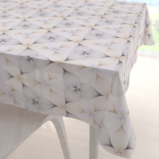 Dekorační čtvercový ubrus PML-031 Designové geometrické obrazce na bílém - Biante.cz Dekorační čtvercový ubrus PML-031 Designové geometrické obrazce na bílém - Biante.cz