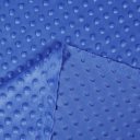 Dětská látka Minky 3D puntíky MKP-001 Modrá - šířka 150 cm - detail 3 - Biante.cz