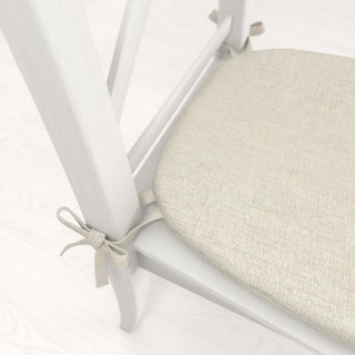 Oblý podsedák BKW-207 Pieskový žíhaný - 39x37x3 cm - detail 1 - Biante.sk