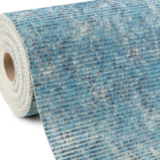 Koupelnová pěnová rohož / předložka PRO-078 Modrá batika - metráž šířka 65 cm - Biante.cz