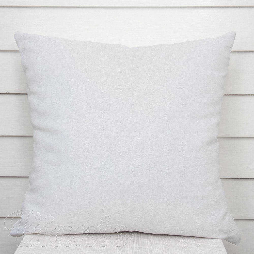 Dekorační povlak na polštář BKU-112 Kouřově bílý 45x45 cm - SKLADEM