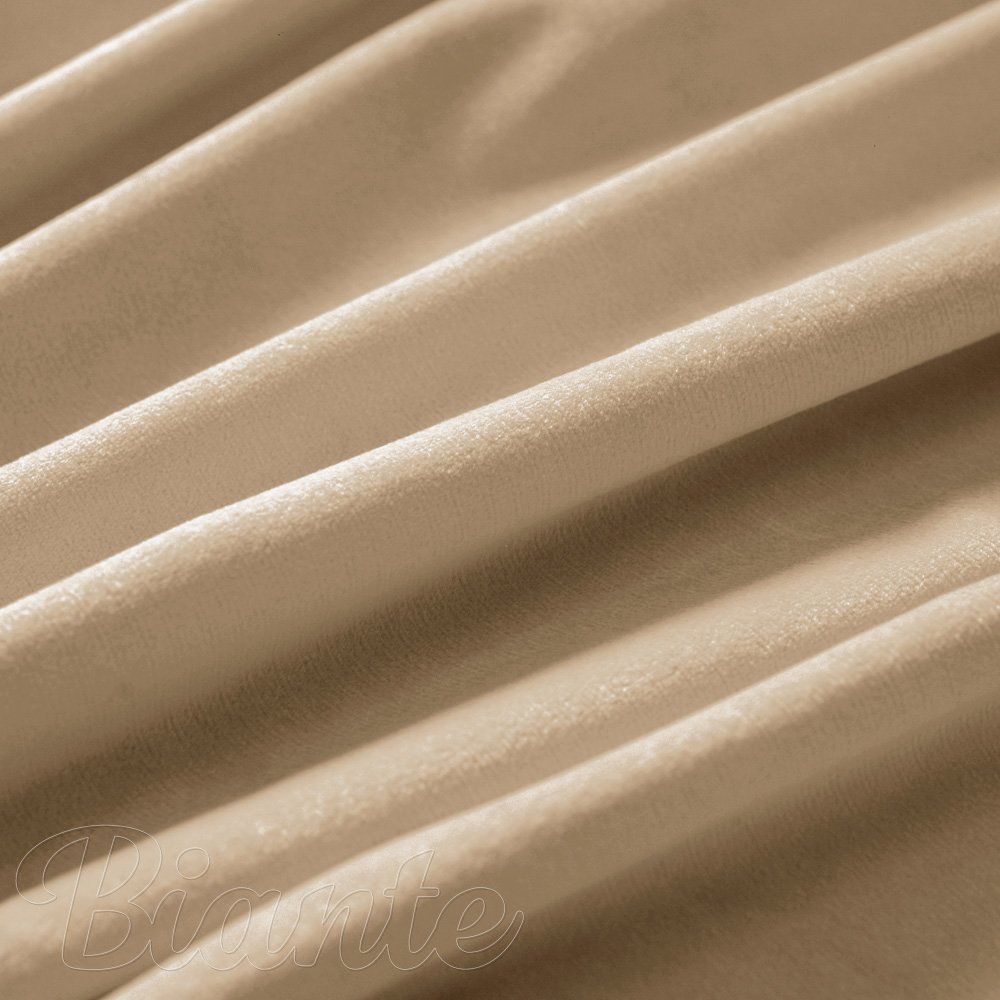 Zamatová látka Velvet Prémium SVP-006 Pieskovo béžová - šírka 280 cm - detail 4 - Biante.sk