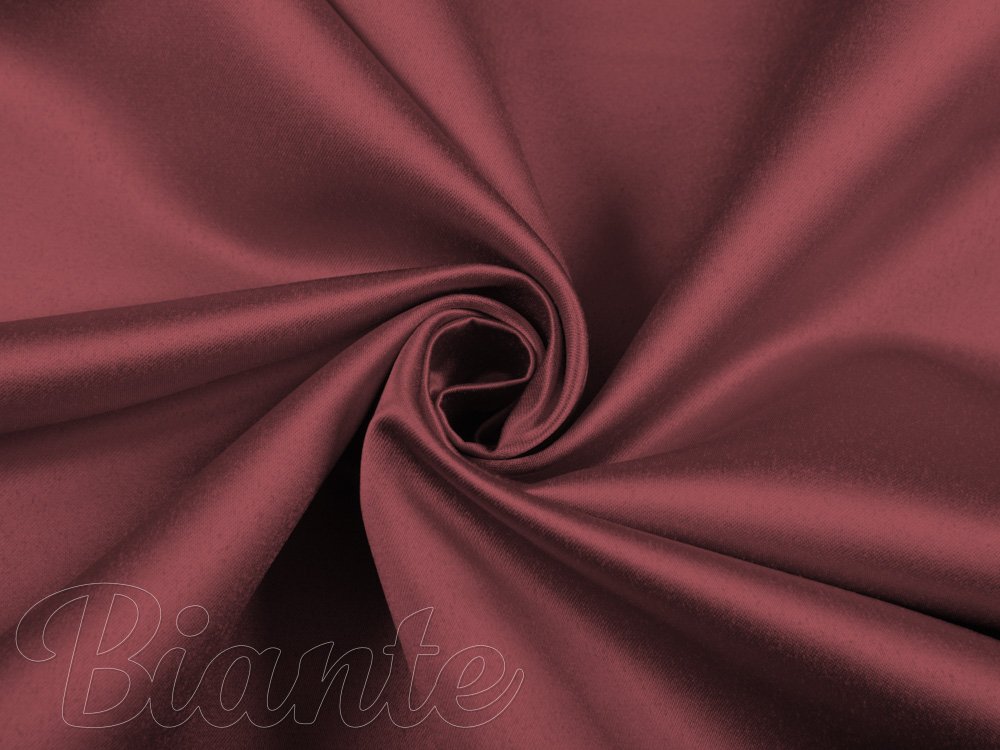 Látka polyesterový satén LUX-007 Vínová - šířka 150 cm - detail 1 - Biante.cz