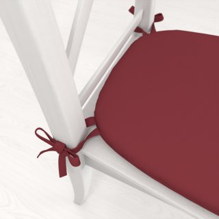 Oblý podsedák Rongo RG-097 Bordó - 39x37x3 cm - detail 1 - Biante.cz